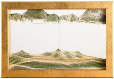 HORIZON RICH GOLD MOVING SAND ART - BY KLAUS BOSCH