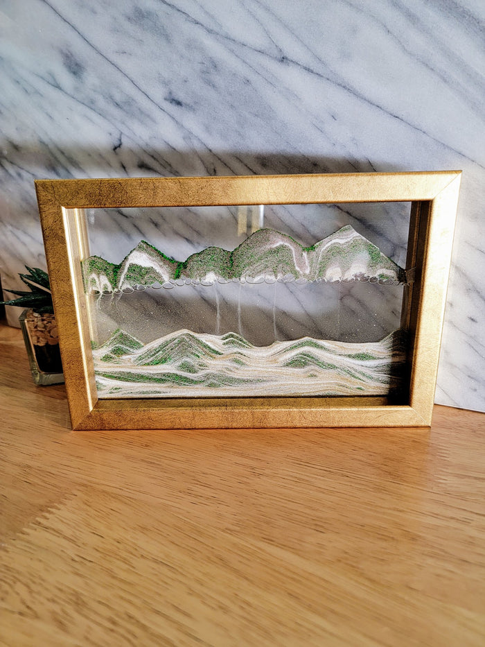 HORIZON RICH GOLD MOVING SAND ART - BY KLAUS BOSCH