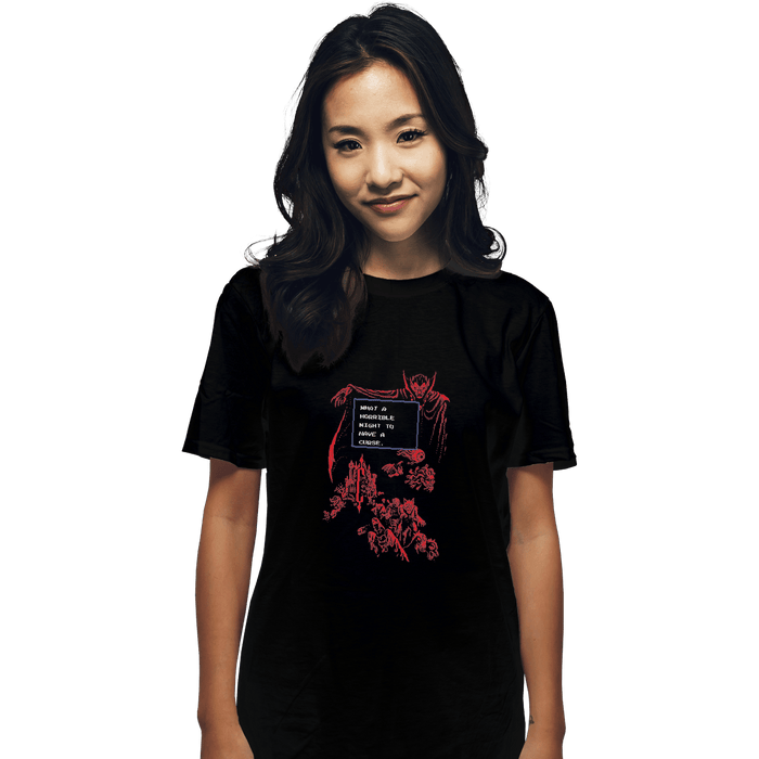 Shirts T-Shirts, Unisex / Small / Black Horrible Night