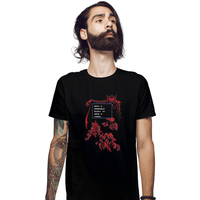 Shirts Fitted Shirts, Mens / Small / Black Horrible Night