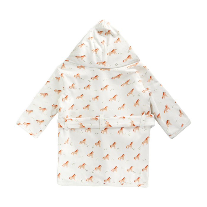Horse Baby Bathrobe Back (Organic Jersey)