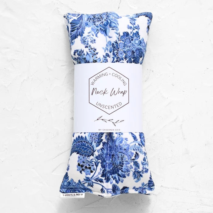 Hot & Cold Neck Wrap - Oriental Chinoiserie Blue