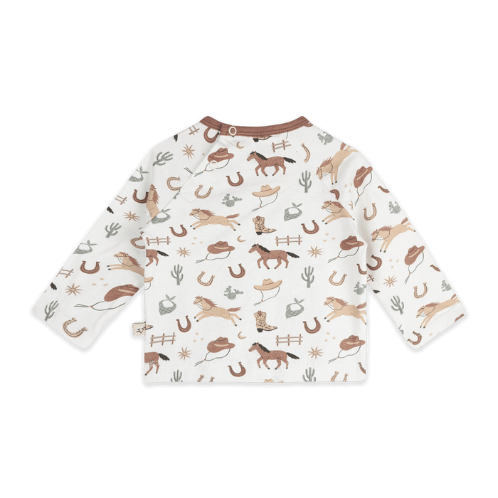 Howdy Horse Baby Tee & Jogger (Organic Jersey) - Back