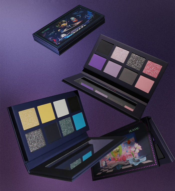 HUAXU Wonderful World 8-Color Eyeshadow Palette T3849