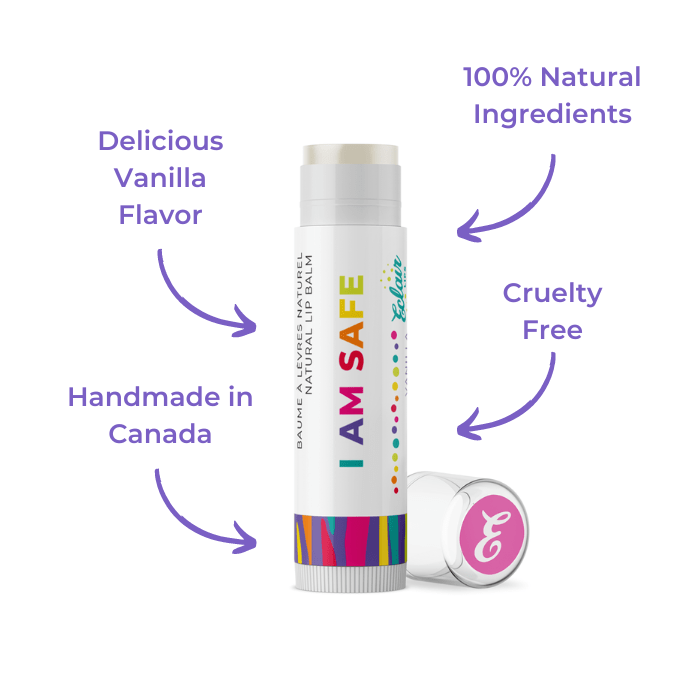 I Am Safe Eclair Vanilla Lip Balm - 100% Natural