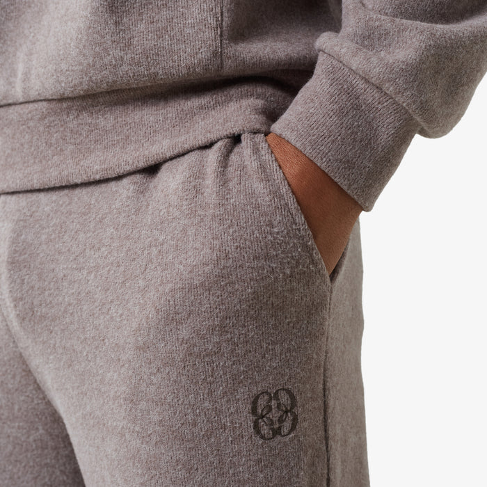 Icon Knit Tracksuit I Dark Brown
