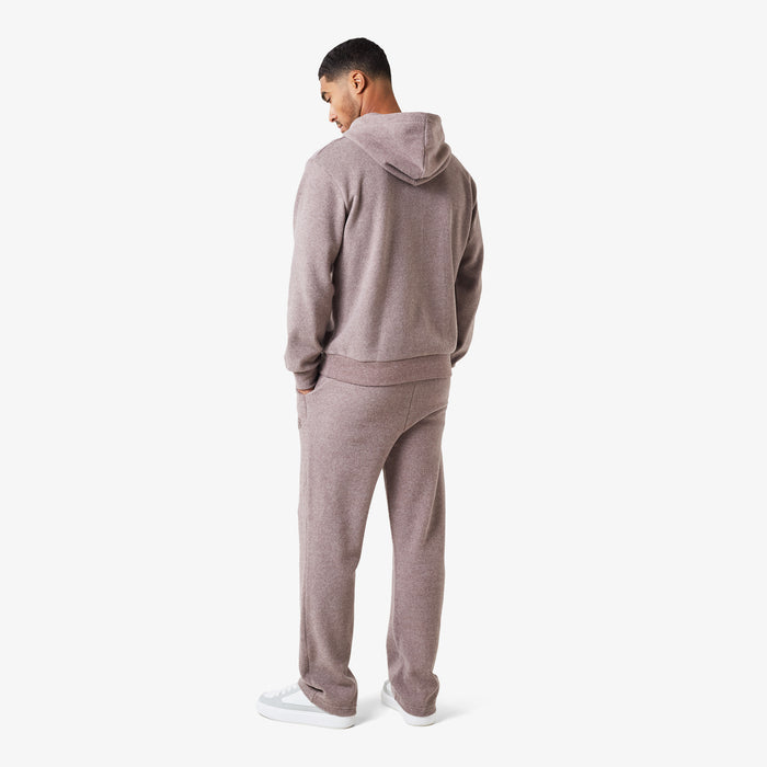 Icon Knit Tracksuit I Dark Brown