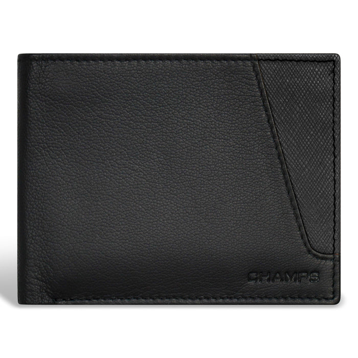 Iconic / Leather Center Wing Wallet *Drop Ship*
