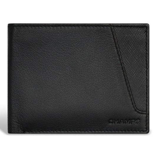 Iconic / Leather Center Wing Wallet *Drop Ship*
