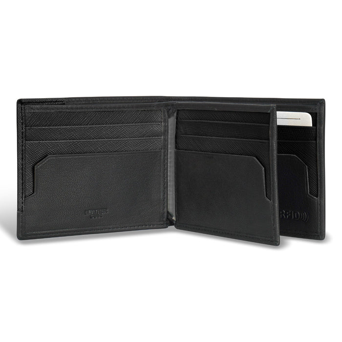 Iconic / Leather Center Wing Wallet *Drop Ship*