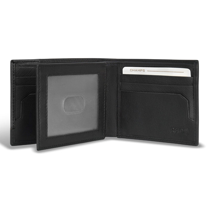 Iconic / Leather Center Wing Wallet *Drop Ship*
