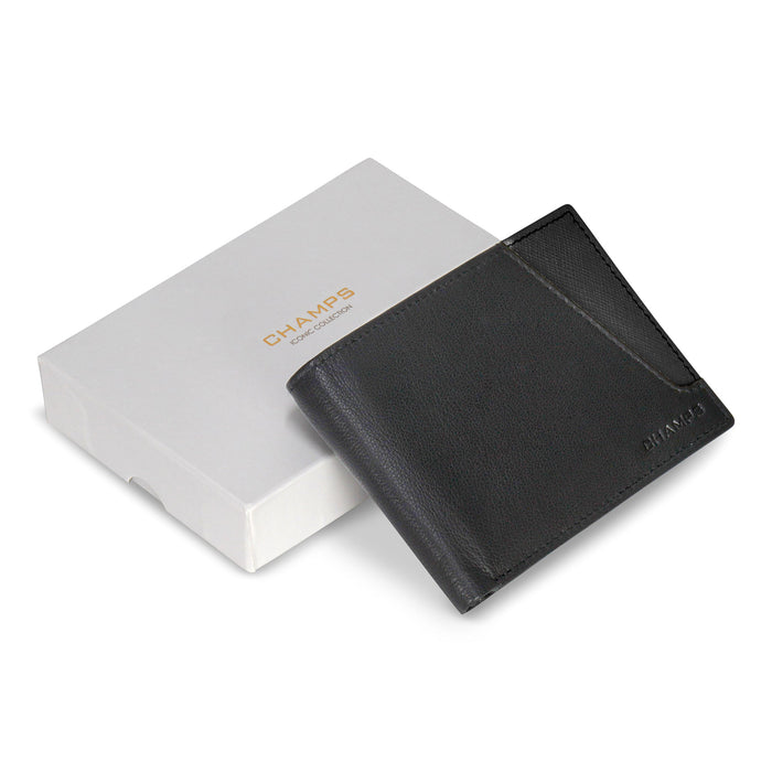 Iconic / Leather Center Wing Wallet *Drop Ship*