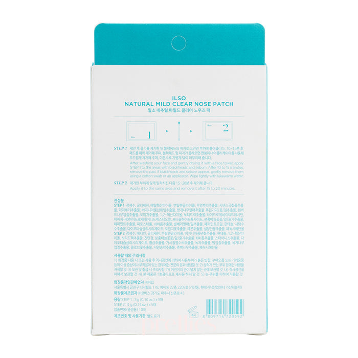 ilso Natural Mild Clear Nose Pack 3g/4g (5pc/Box)