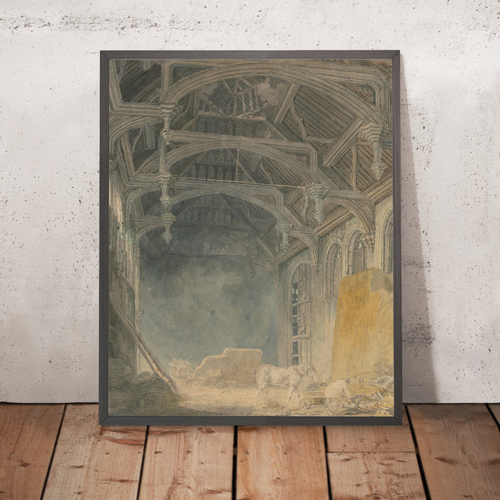 A framed image of