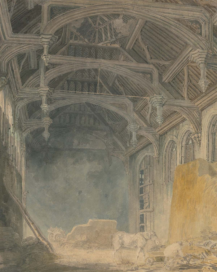 Interior of St. John’s Palace by Turner, 1793