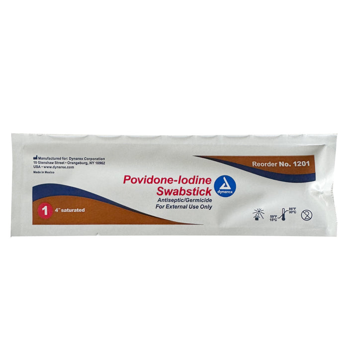 Iodine Swabstick in packaging - Front