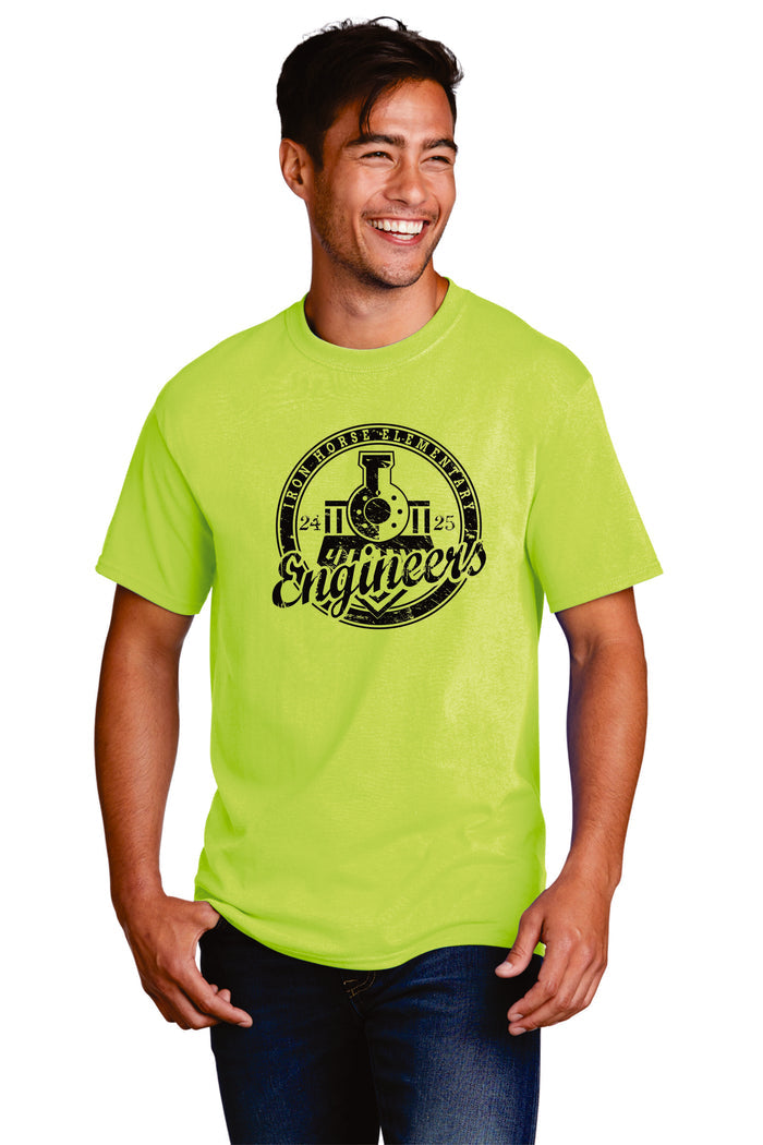Iron Horse Basic Neon LOGO Tee- Youth, Ladies, and Unisex Sizes