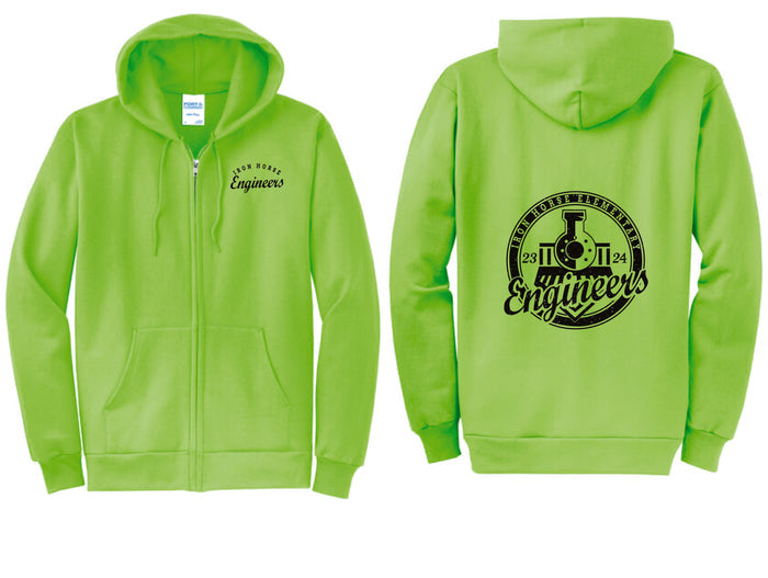 Iron Horse Neon Full Zip Hoodie- youth and adult sizes