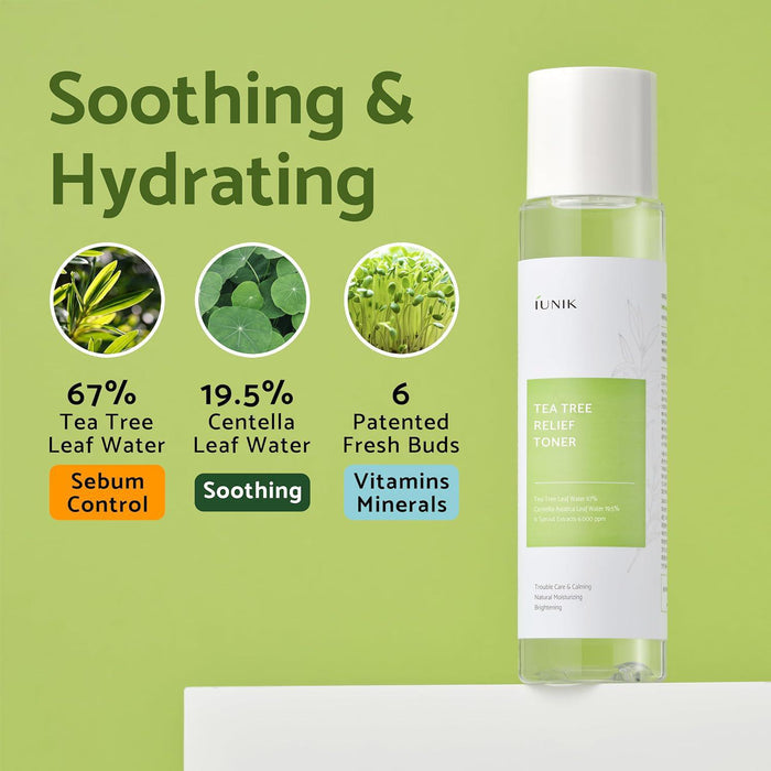 IUNIK Tea Tree Relief Toner 200 mL