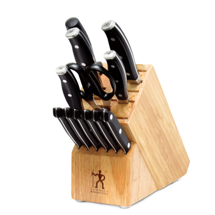 J.A. HENCKELS INTERNATIONAL FORGED PREMIO 13-PIECE KNIFE BLOCK SET