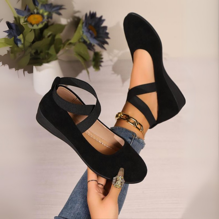 JASMINE - Closed Toe Wedge Ballerina