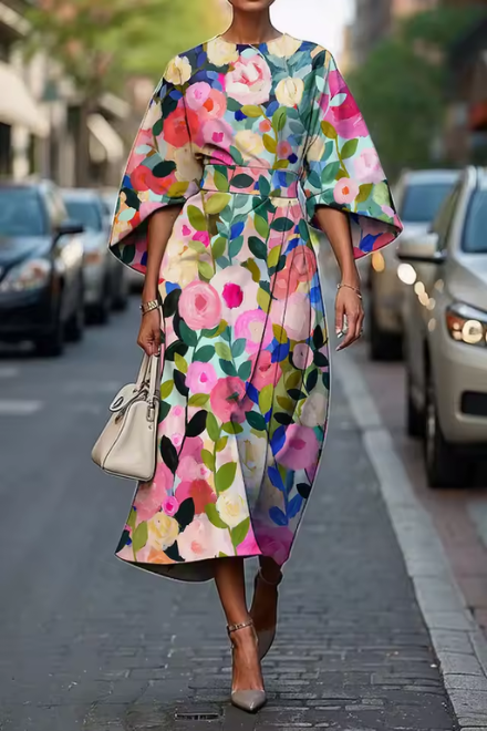 JENNY - Elegant Floral Dress