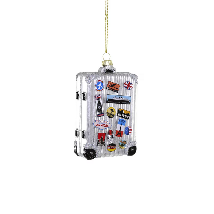 Jetsetter Suitcase Ornament - Holiday Ornaments by Carlyle Avenue