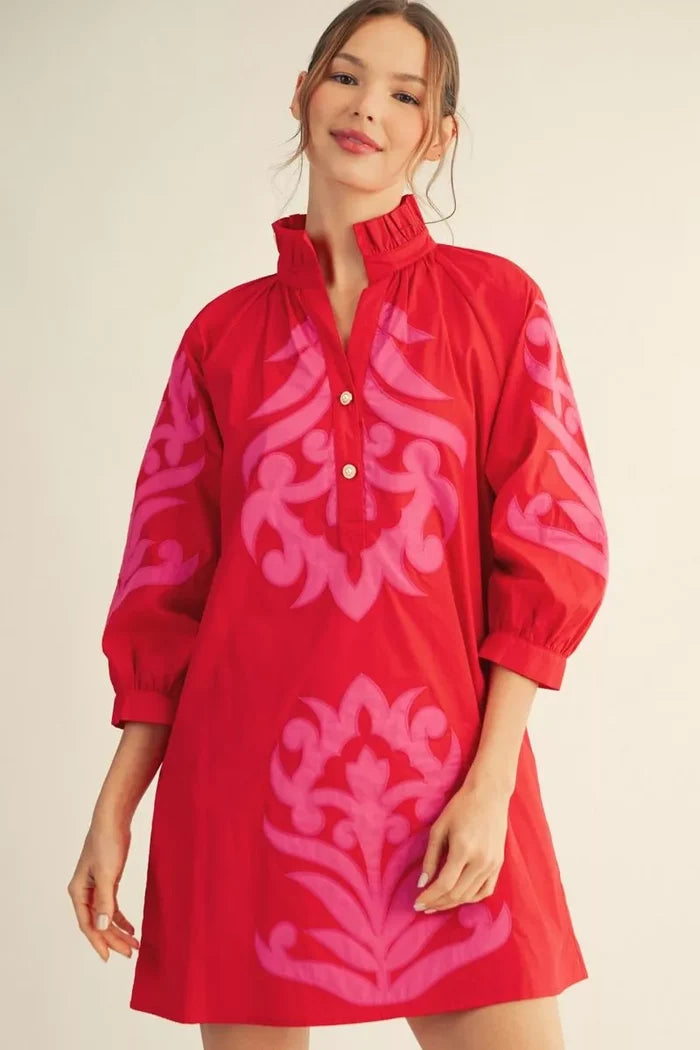 Jodifl Baroque Shift Dress