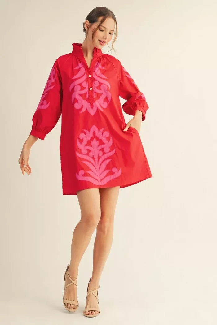 Jodifl Baroque Shift Dress