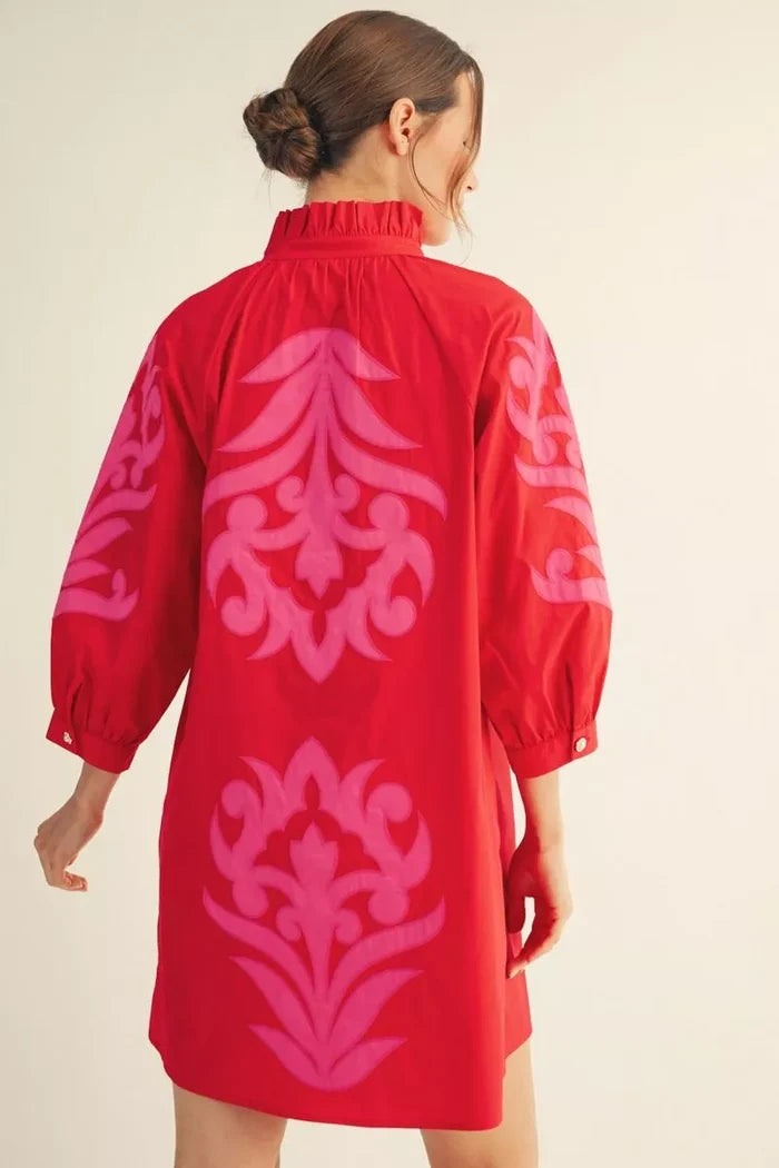 Jodifl Baroque Shift Dress