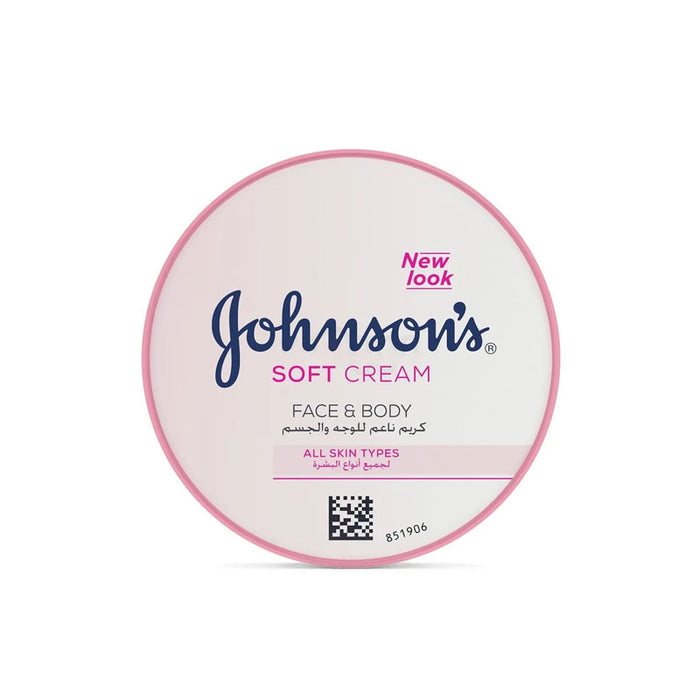 Johnson's Soft Cream for Face & Body - 200ml