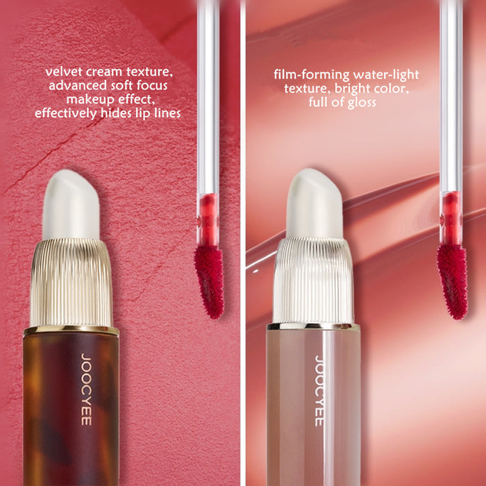 JOOCYEE Amber Double-head Matte & Mirror Lip Gloss T4095