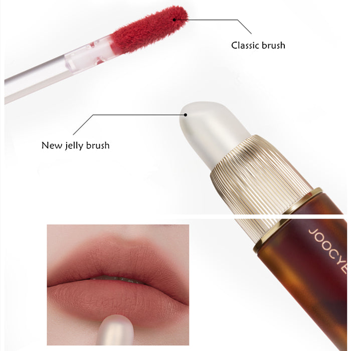 JOOCYEE Amber Double-head Matte & Mirror Lip Gloss T4095