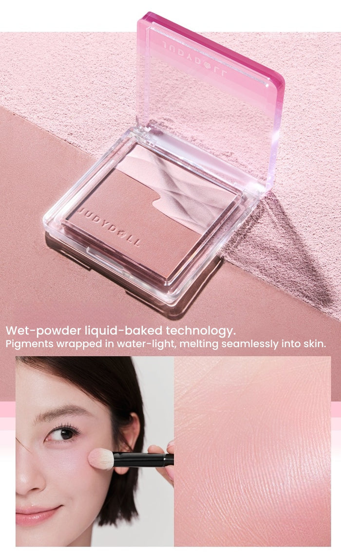 JUDYDOLL Double-color Satin Glow Blusher T5845