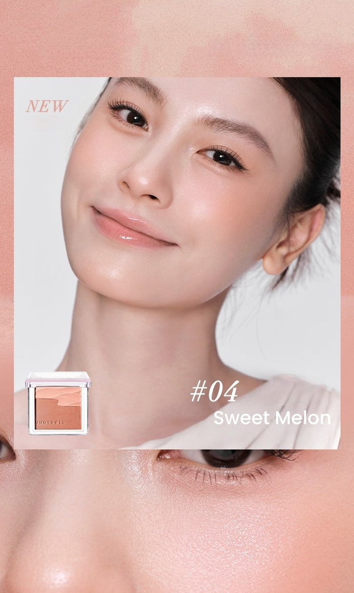 JUDYDOLL Double-color Satin Glow Blusher T5845