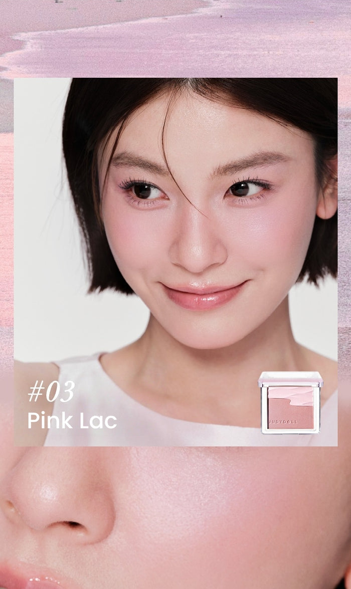 JUDYDOLL Double-color Satin Glow Blusher T5845
