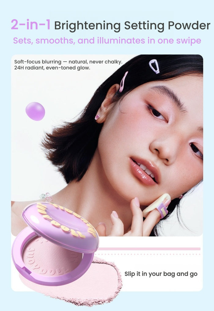 JUDYDOLL Jelly Collection Donut Velvet Matte Pressed Powder T5873