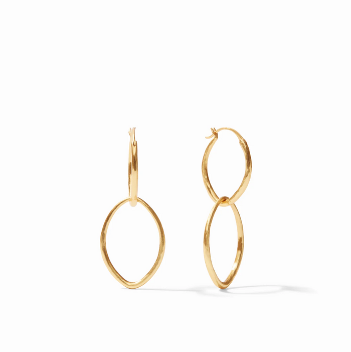 Julie Vos Fleur-de-Lis 2-in-1 Earring Earrings in  at Wrapsody