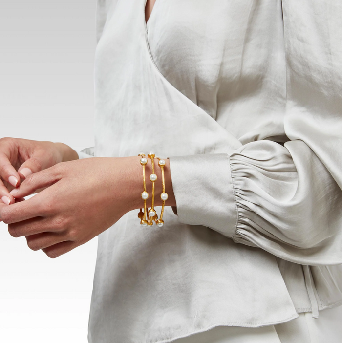 Julie Vos Milano Luxe Bangle Bracelets in  at Wrapsody