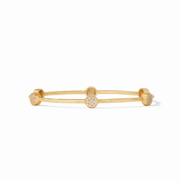 Julie Vos Milano Luxe Bangle Bracelets in Pave Cubic Zirconia at Wrapsody