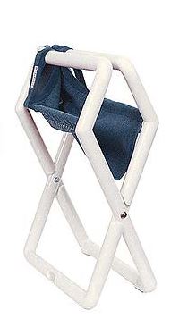 Junior Director Chairs  Grey with Pink Trim