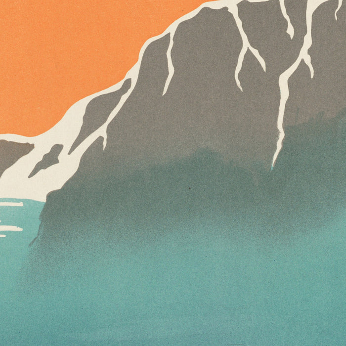 Kashmir Travel Poster by G. Tait