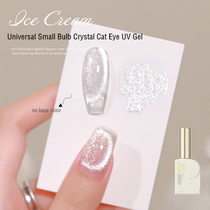 #Universal Small Bulb Crystal Cat Eye UV Gel
