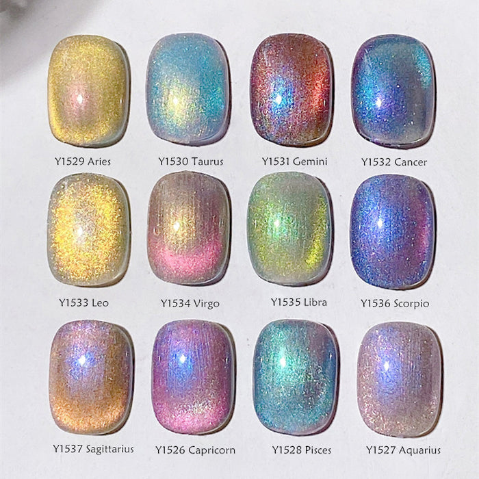 KellyKessa 15ml Zodiac Signs Cat Eye Gel Polish T4075
