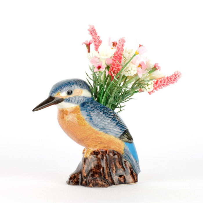 Kingfisher Bud Vase - Quail Ceramics