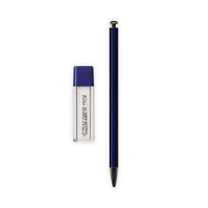 Kitaboshi Lead Holder/Mechanical Pencil & Sharpener - Blue