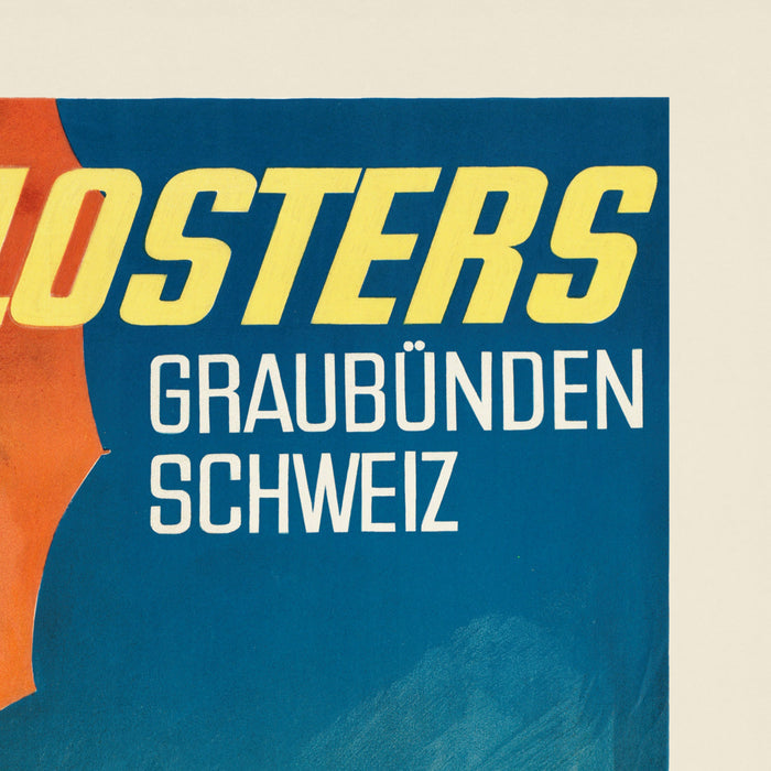 Klosters Travel Poster: Graubünden, Schweiz