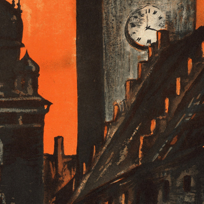 Krakow Travel Poster by Polish State Railways, 1930s
