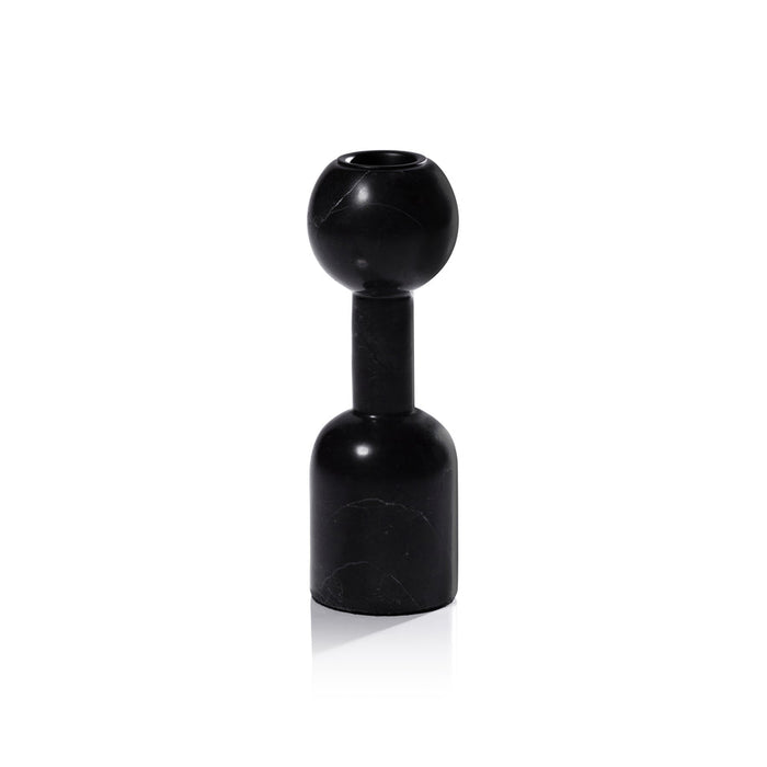Kyoto Modern Candle Holder - Black Marqunio - Candle Holders by Carlyle Avenue