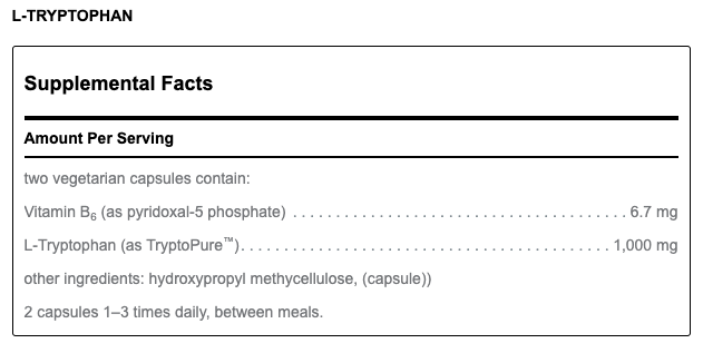 L-TRYPTOPHAN by Douglas Labs